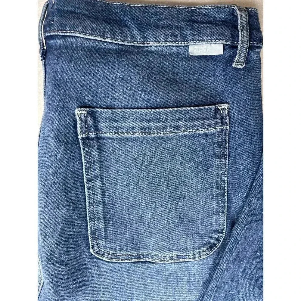 Boyish The Ricky High Rise Flare Jeans size 32 in Love Jones Wash - Picture 11 of 13